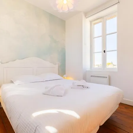 Duplex De Charme Avec 2 Chambres, Climatisation & Parking En Centre-ville Lägenhet Bordeaux